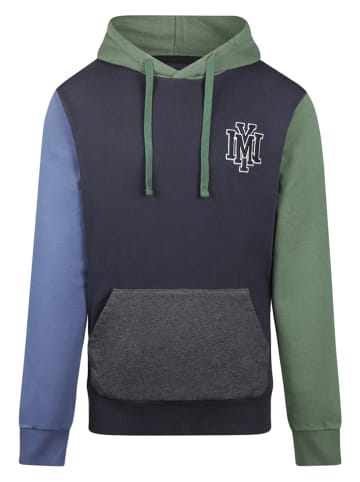 McGregor Hoodie in Anthrazit/ Grün/ Blau
