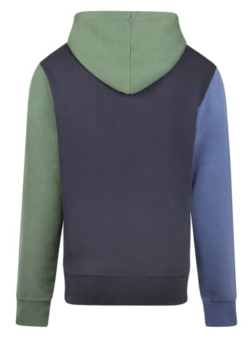 McGregor Hoodie in Anthrazit/ Grün/ Blau