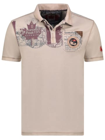 Canadian Peak Poloshirt "Kimaceak" in Beige