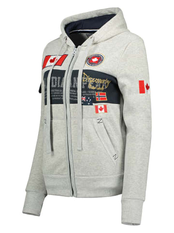 Canadian Peak Sweatjacke "Fipeak" in Grau