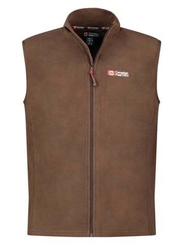 Canadian Peak Fleece bodywarmer bruin