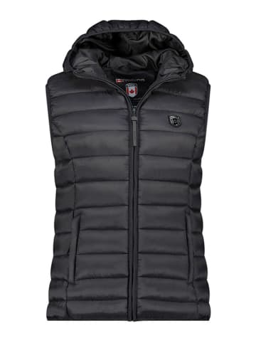 Canadian Peak Doorgestikte bodywarmer "Vakitaleak" zwart