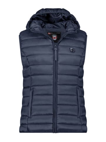 Canadian Peak Doorgestikte bodywarmer "Vakitaleak" donkerblauw