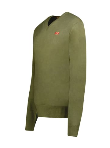 Canadian Peak Sweter "Felineak" w kolorze khaki