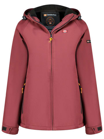 Canadian Peak Softshelljacke "Tamigoglasseak" in Bordeaux