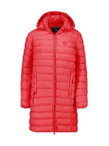 Canadian Peak Doorgestikte mantel "Akitaleak" rood