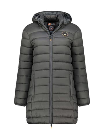 Canadian Peak Doorgestikte mantel "Atikamapeak" antraciet