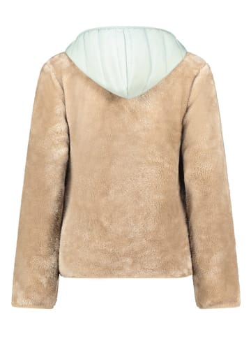 Canadian Peak Fleecejacke "Typologieak" in Hellbraun/ Mint