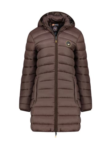 Canadian Peak Doorgestikte mantel "Atikamapeak" bruin