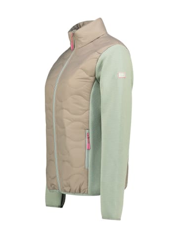 Canadian Peak Fleecejacke "Tahitieak" in Beige/ Hellgrün