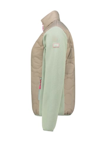 Canadian Peak Kurtka polarowa "Tahitieak" w kolorze beżowo-jasnozielonym