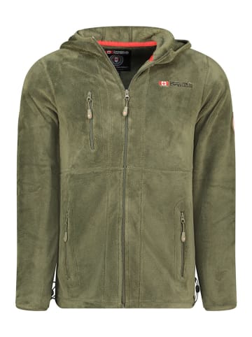 Canadian Peak Fleecejacke "Uploadeak" in Olivgrün