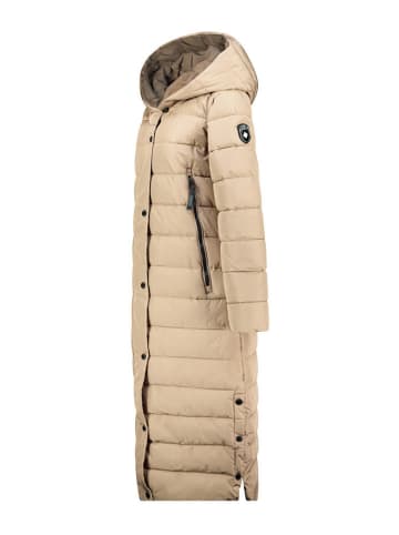 Canadian Peak Doorgestikte jas "Beackweak" mosterdgeel