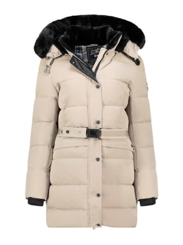 Canadian Peak Doorgestikte mantel "Bettineak" beige