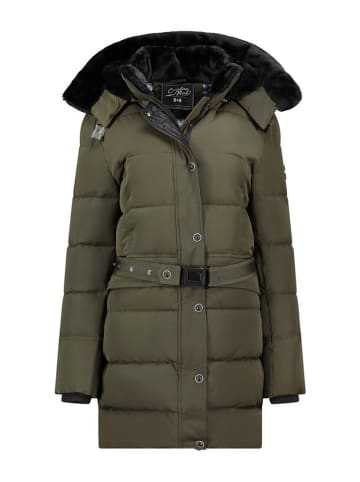 Canadian Peak Płaszcz zimowy "Bettineak" w kolorze khaki