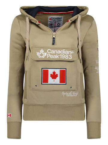 Canadian Peak Hoodie "Gyrelle" in Beige