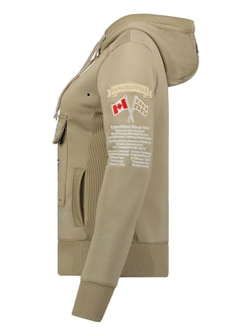Canadian Peak Hoodie "Gyrelle" in Beige