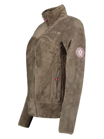 Canadian Peak Fleece vest "Tugoodeak" bruin