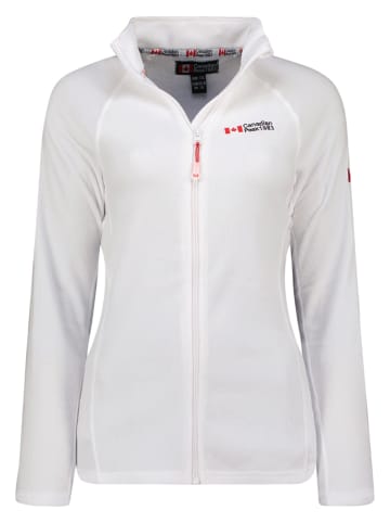 Canadian Peak Kurtka polarowa "Tugeak" w kolorze białym