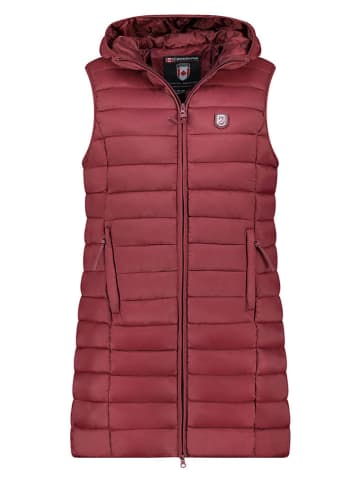 Canadian Peak Doorgestikte bodywarmer bordeaux