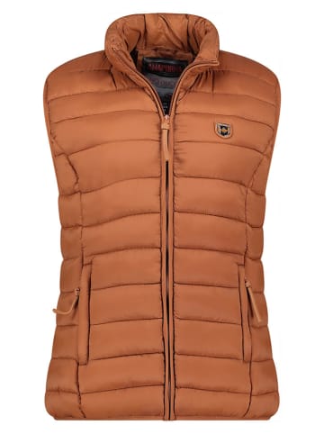 Canadian Peak Kamizelka pikowana w kolorze jasnobrązowym