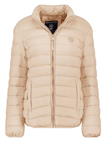 Canadian Peak Doorgestikte jas "Akitaleak" beige