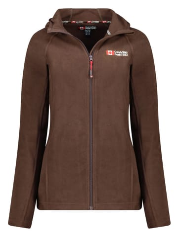 Canadian Peak Fleece vest "Tugoodeak" bruin