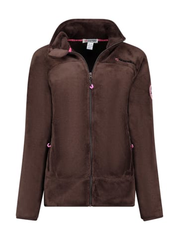 Canadian Peak Fleecejacke "Udilas" in Braun