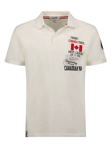 Canadian Peak Koszulka polo "Kantrail" w kolorze białym