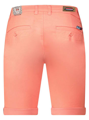 Canadian Peak Bermudy w kolorze łososiowym