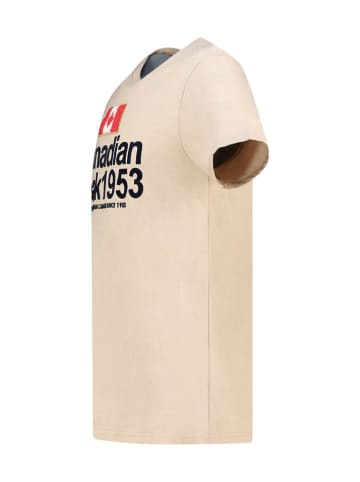 Canadian Peak Doorgestikte jas beige