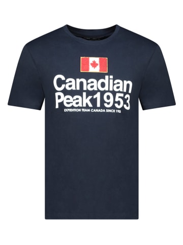 Canadian Peak Koszulka "Jackeak" w kolorze granatowym