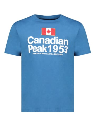 Canadian Peak Koszulka "Jackeak" w kolorze niebieskim