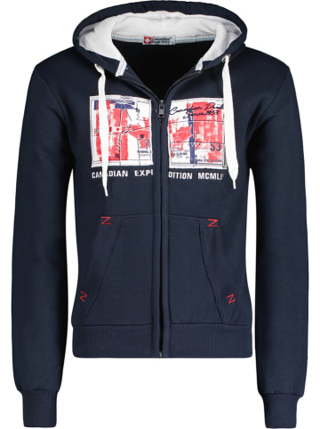 Canadian Peak Fleece vest "Ultona" donkerblauw