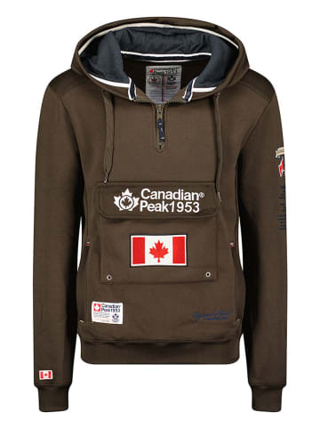 Canadian Peak Hoodie in Braun