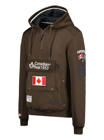 Canadian Peak Hoodie in Braun