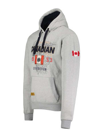 Canadian Peak Hoodie "Guitreak" in Grau