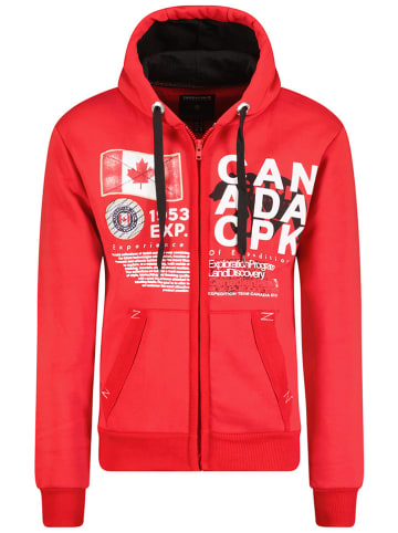 Canadian Peak Bluza "Gasadeak" w kolorze czerwonym