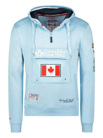 Canadian Peak Hoodie in Hellblau