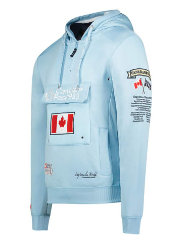 Canadian Peak Hoodie in Hellblau
