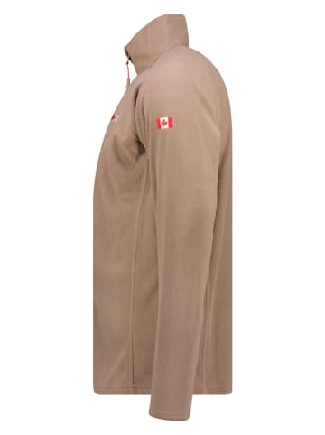 Canadian Peak Fleecejacke "Tugeak" in Taupe