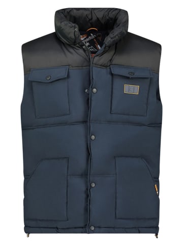 Canadian Peak Doorgestikte bodywarmer donkerblauw/zwart