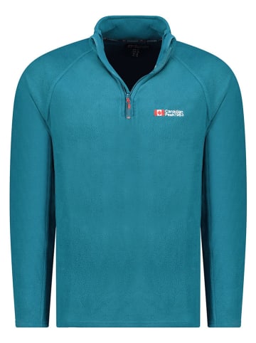 Canadian Peak Bluza polarowa w kolorze turkusowym
