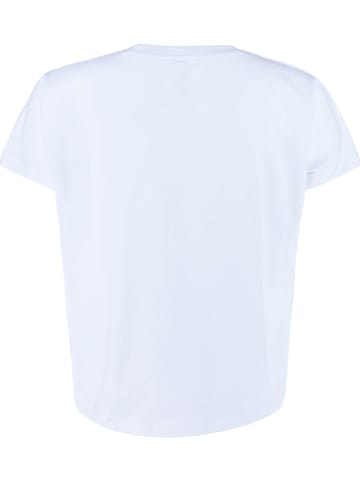 Blue Effect Shirt in Weiß/ Pink