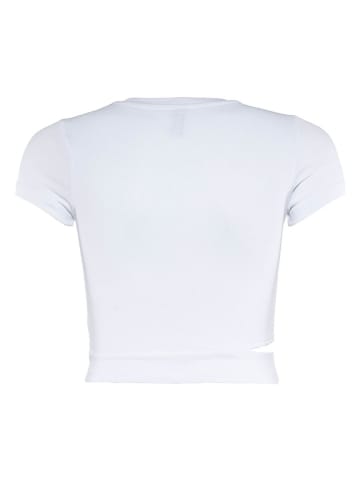 Blue Effect Shirt in Weiß