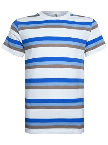 Blue Effect Shirt in Blau/ Grau/ Weiß