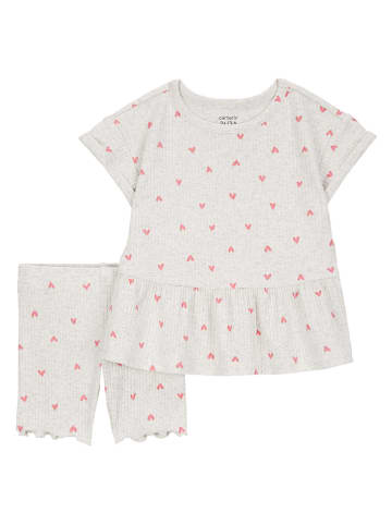 carter's 2tlg. Outfit in Weiß