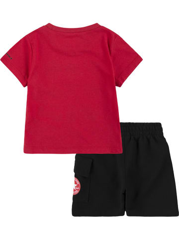 Converse 2tlg. Outfit in Rot/ Schwarz