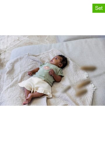 Dirkje 2tlg. Outfit in Grün/ Weiß