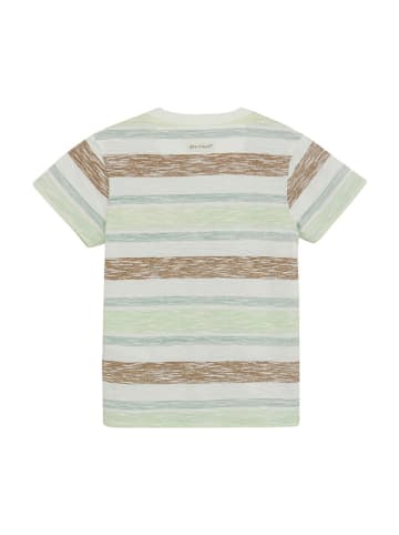 enfant Shirt in Creme/ Hellbraun/ Grün